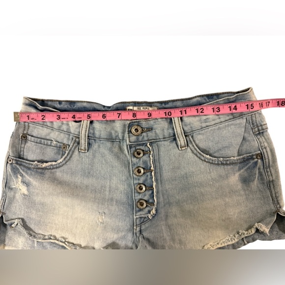 Free People Short Shorts Buttonfly - Picture 7 of 9